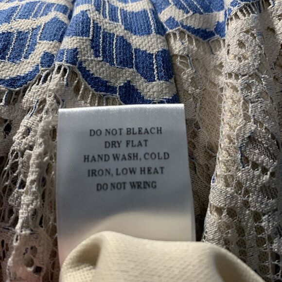 Dress Forum Dress Women's Size Small Sheath Coquette Lace Mesh Semi-Sheer - Picture 8 of 10